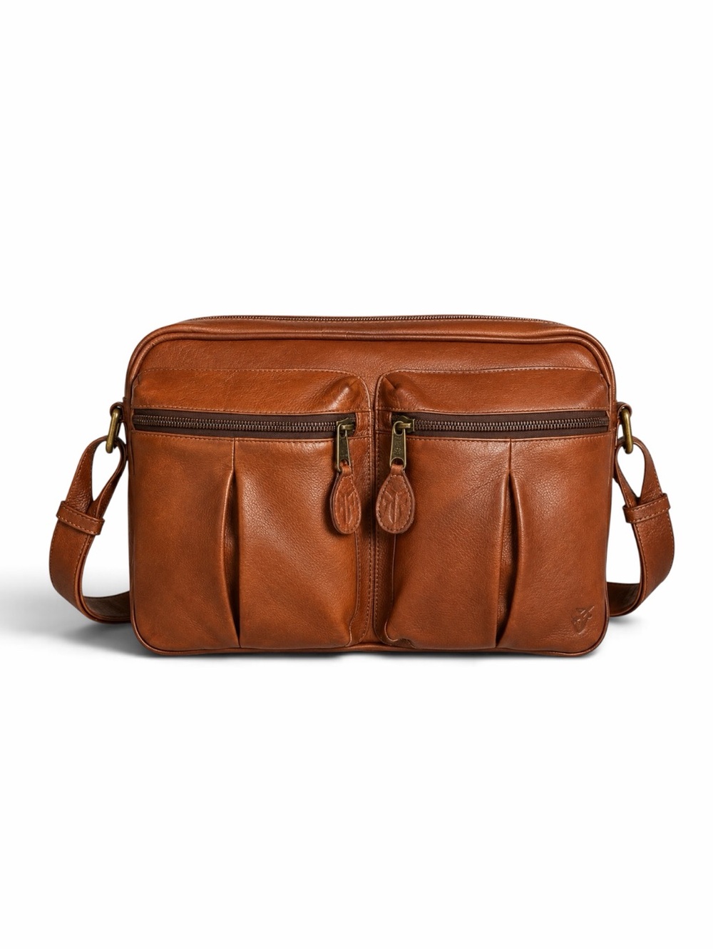 Frye Vintage Work Bag Leather Crossbody Messenger Bag